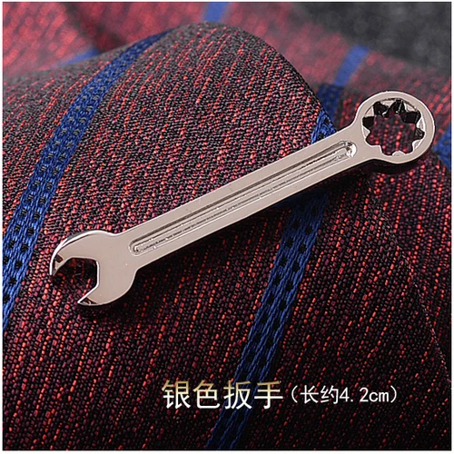 Fashion Men's Tie Clip Business Dress Clip Men's Accessories Fancy Collar Pin Gold Pattern Tie Clip Postage Tide Men Gift - Цвет: 21