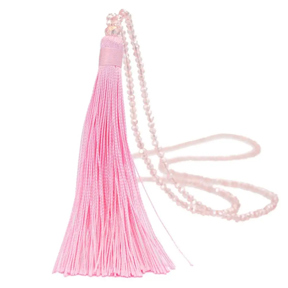 Винтажное длинное ожерелье цепочка ожерелья для свитера для девочек ожерелье s Бохо стеклянное ожерелье из бисера ювелирные украшения для женщин - Окраска металла: G
