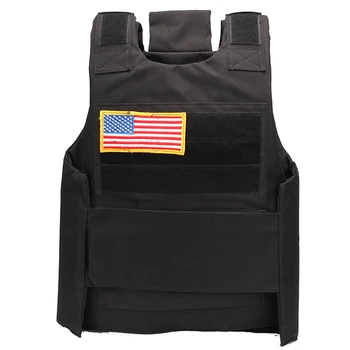 

Adjustable Tactical Black Vest Light Weight Outdoor Sports Paintball