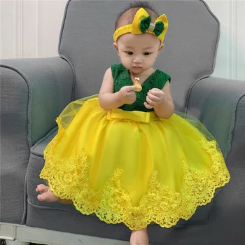 

2Pcs/Set Children Baby Girls Tutu Robe Princess Bebe Bowknot Sleeveless Flower Party Dress Verano Princesse Female Clothes