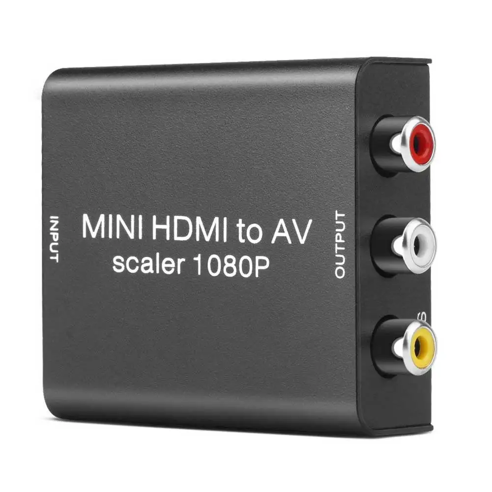 HDMI в AV/RCA CVBS адаптер 1080P видео конвертер HDMI сплиттер видео аудио адаптер конвертер Поддержка PAL/NTSC
