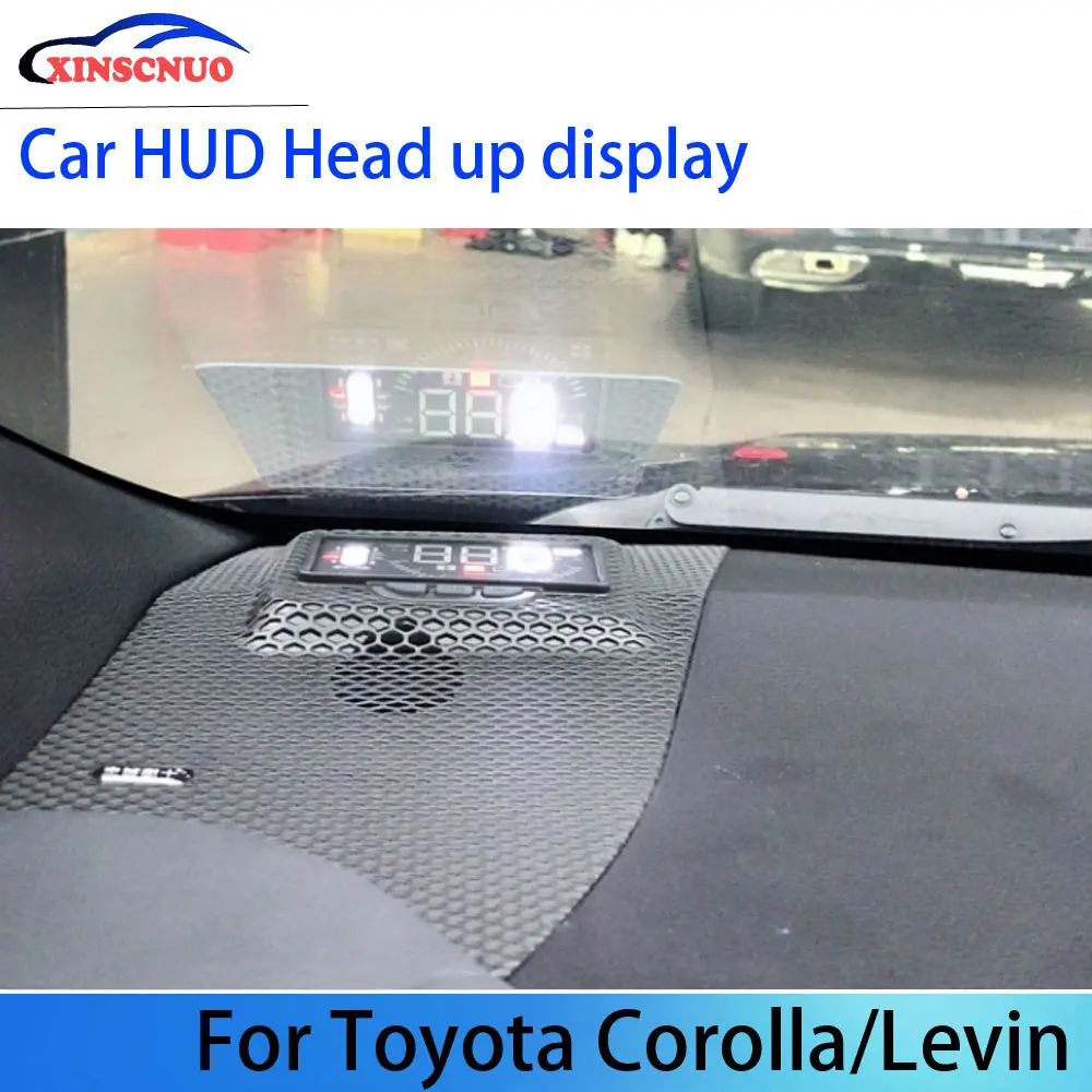 

XINSCNUO Auto electronic HUD Head Up Display For Toyota Corolla/Levin 2019 2020 2021 OBD head-up display