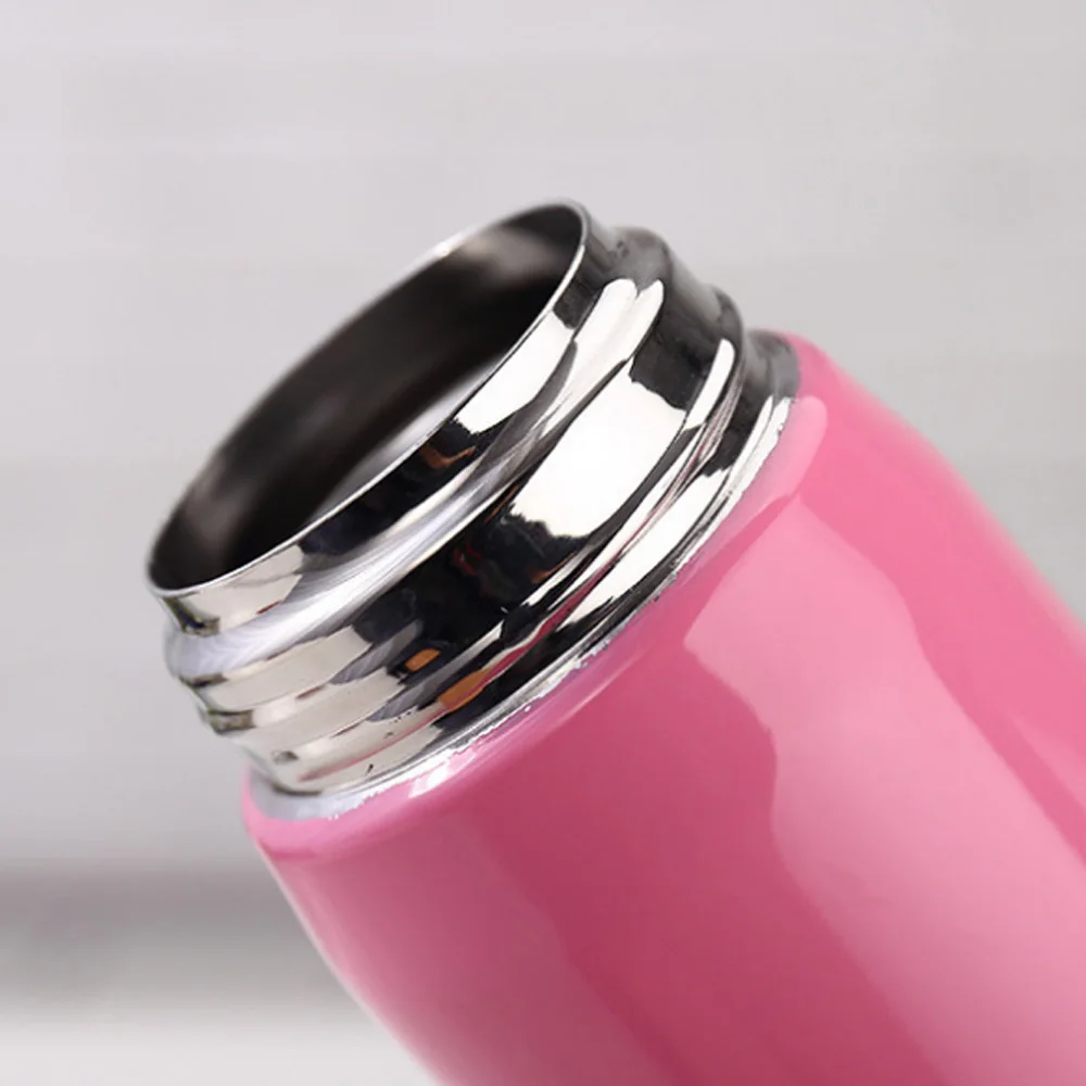Vacuum Thermos Cup Insulation Cup Bounce Cover Fashion Stainless Steel Bottle 350 Ml Business Trip Heat Preservation Creative