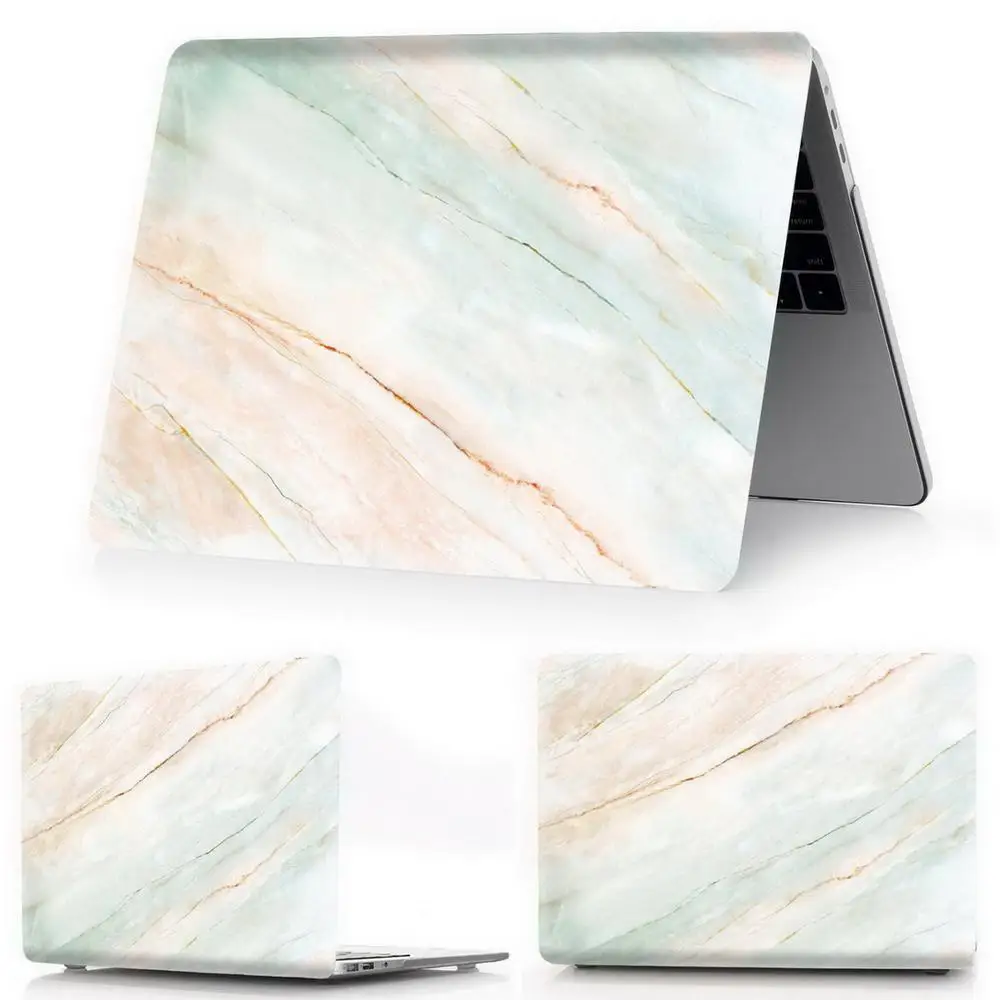 da li shi 15 Чехол для ноутбука MacBook Air 11 13 дюймов A1466 A1932 Pro 12 13 15 retina A1502 A1706 A1708 A1989 A2159 и листиком - Цвет: da li shi 15