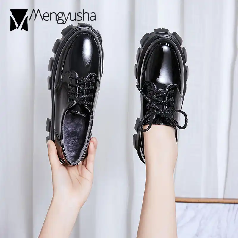 brogue platform shoes