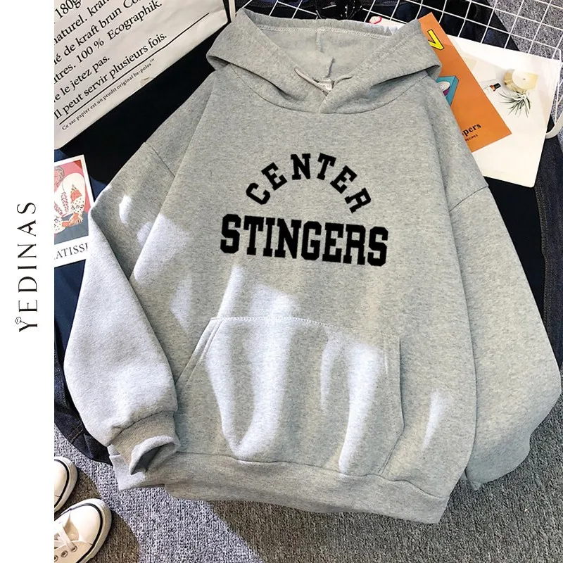 

Yedinas Harajuku Pullover And Hoodies Long Sleeve Plus Fluff Sweatshirt Women Streetwear Hip Hop Sweatshirt Autumn Winter 2020