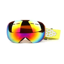 Лыжные очки, двухслойные, UV400, анти-туман, большая Лыжная маска, очки для катания на лыжах, для мужчин и женщин, очки для сноуборда, защитные очки