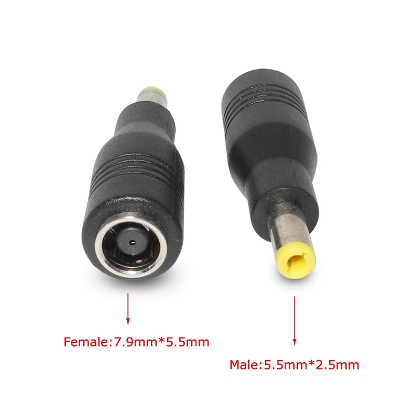 Штепсельная Вилка для преобразования питания 7 9x5 5 мм 5x2 мм|2.5mm dc|dc power socketdc 2.5mm |