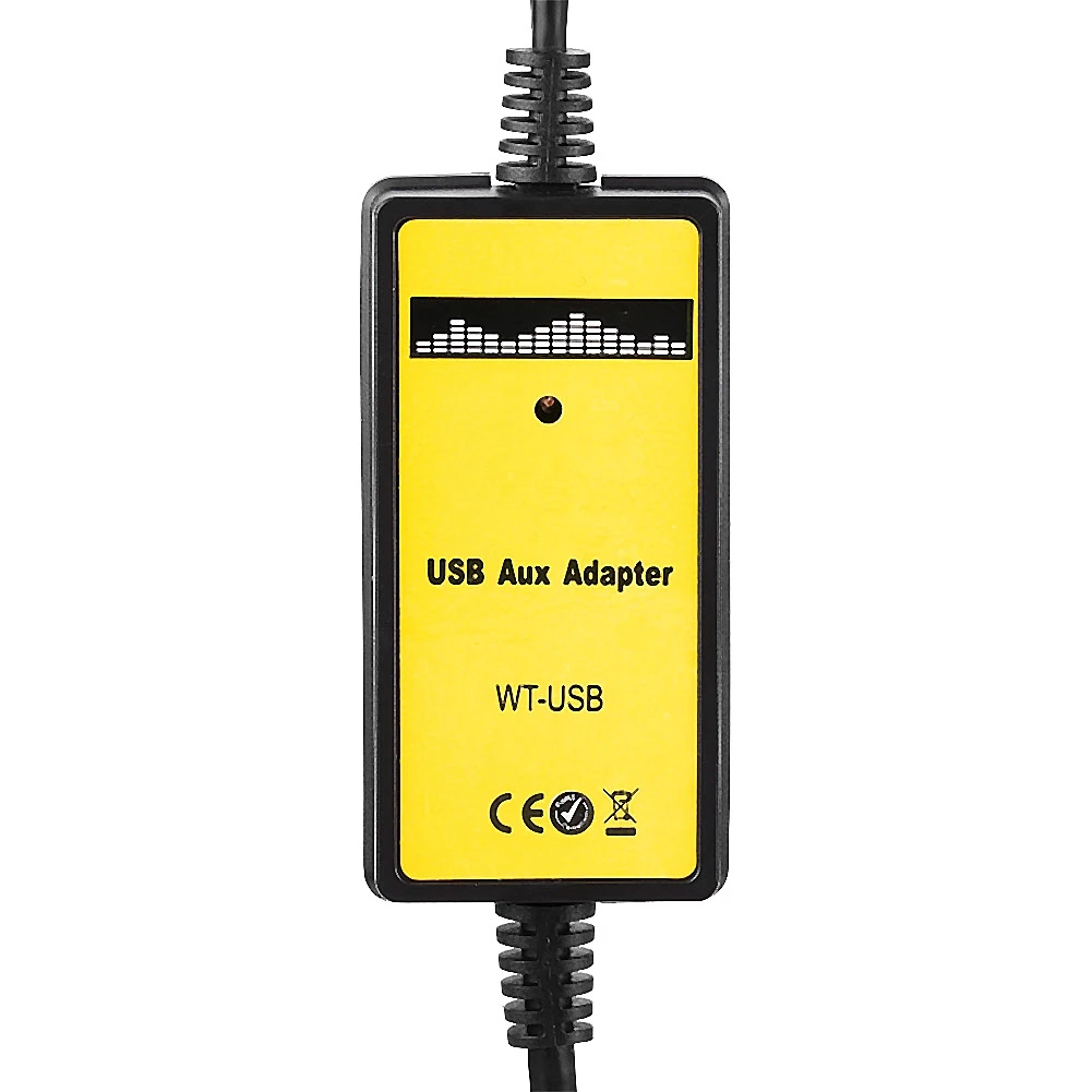 Автомобильный радиоприемник цифровой адаптер для смены компакт дисков USB Aux in mp3