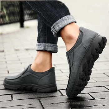 Men casual shoes loafers sneakers 2019 new fashion handmade retro leisure loafers shoes zapatos casuales hombres men shoes