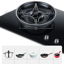 Кухонная сковорода подставка поддержка горшок хромированная нержавеющая сталь газовая плита аксессуары для приготовления кофе