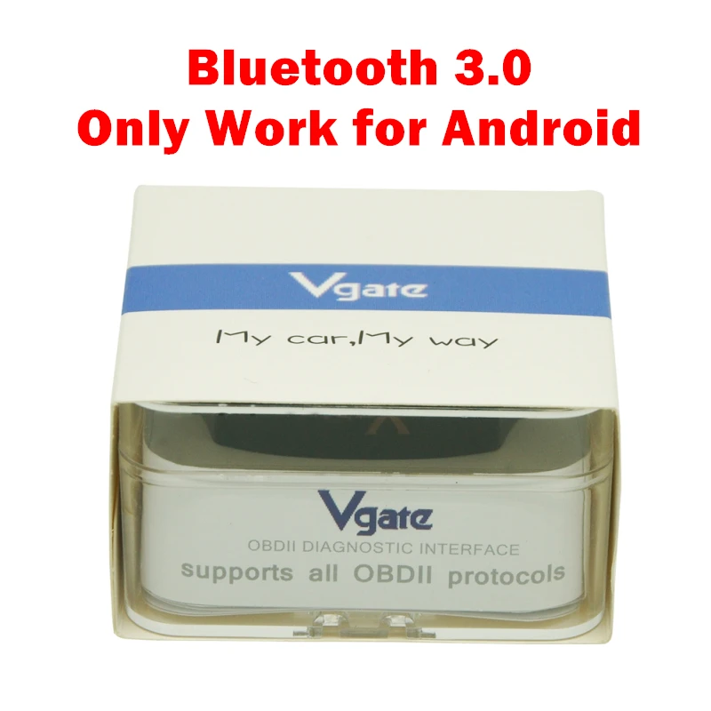 Vgate iCar P ELM327 obd2 Bluetooth BLE 4,0 сканер elm 327 V2.1 obd 2 wifi автоматический диагностический сканер для android/IOS считыватель кодов - Цвет: Bluetooth 3