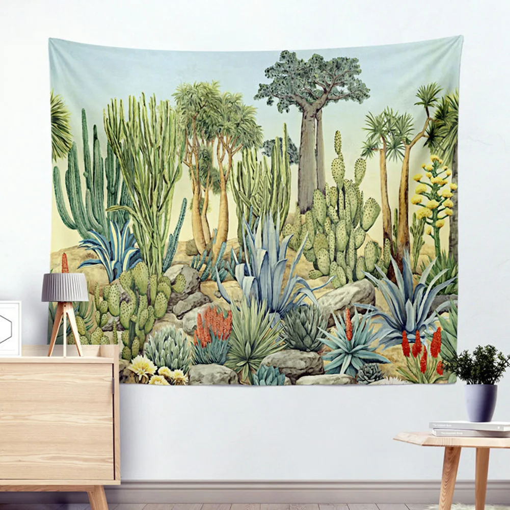  Mandala Throw Wall Hanging Tapestry Picnic Mat Bohemian Home Decor Cactus Table Cloth Art Multi Use