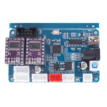 2 оси плата управления DIY лазерная гравировка машина микро GRBL шаговый двигатель привод плата управления гравировальный станок аксессуары