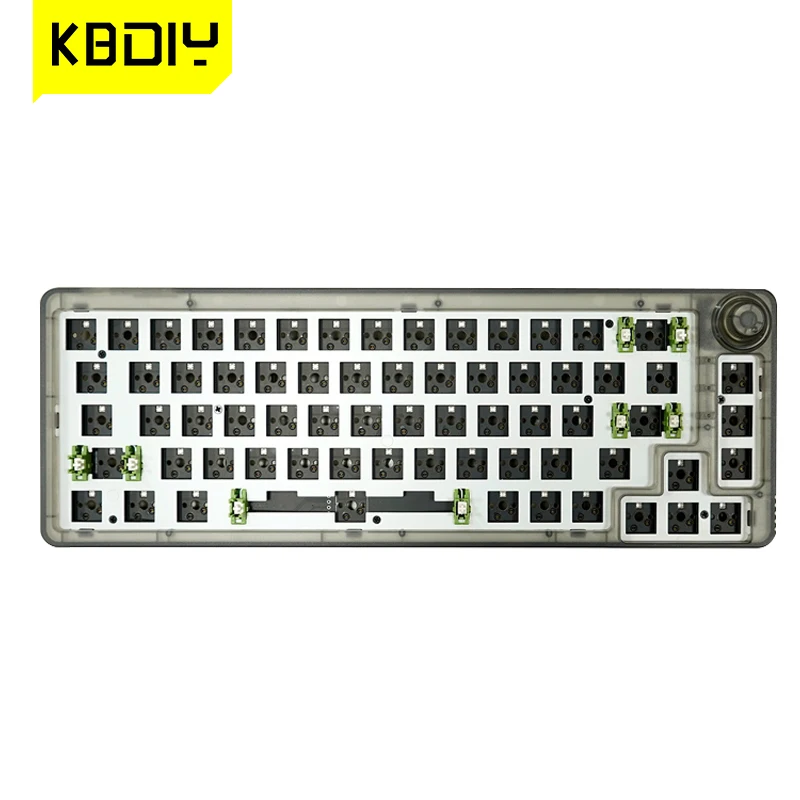 KBDiy TM680 Mechanical Keyboard Kit Hot Swap Wireless Bluetooth RGB Backlit Gamer 60% Keyboard For Cherry Gateron Kailh Switch keyboard desktop Keyboards