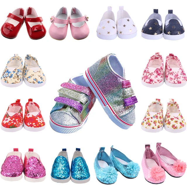 Cute Doll Shoes 18inch American 43cm Reborn Born Baby Doll Clothes Nenuco Ropa Our Generation Diy Toys - Dolls Accessories - AliExpress