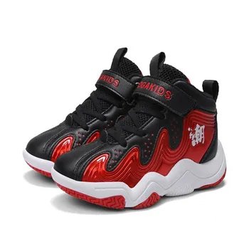 

High Quality Trainers Non-slip Kids Sneakers Fashion Boys Men Basketball Shoes Children Sport Shoes Outdoor Boys Basket Sport