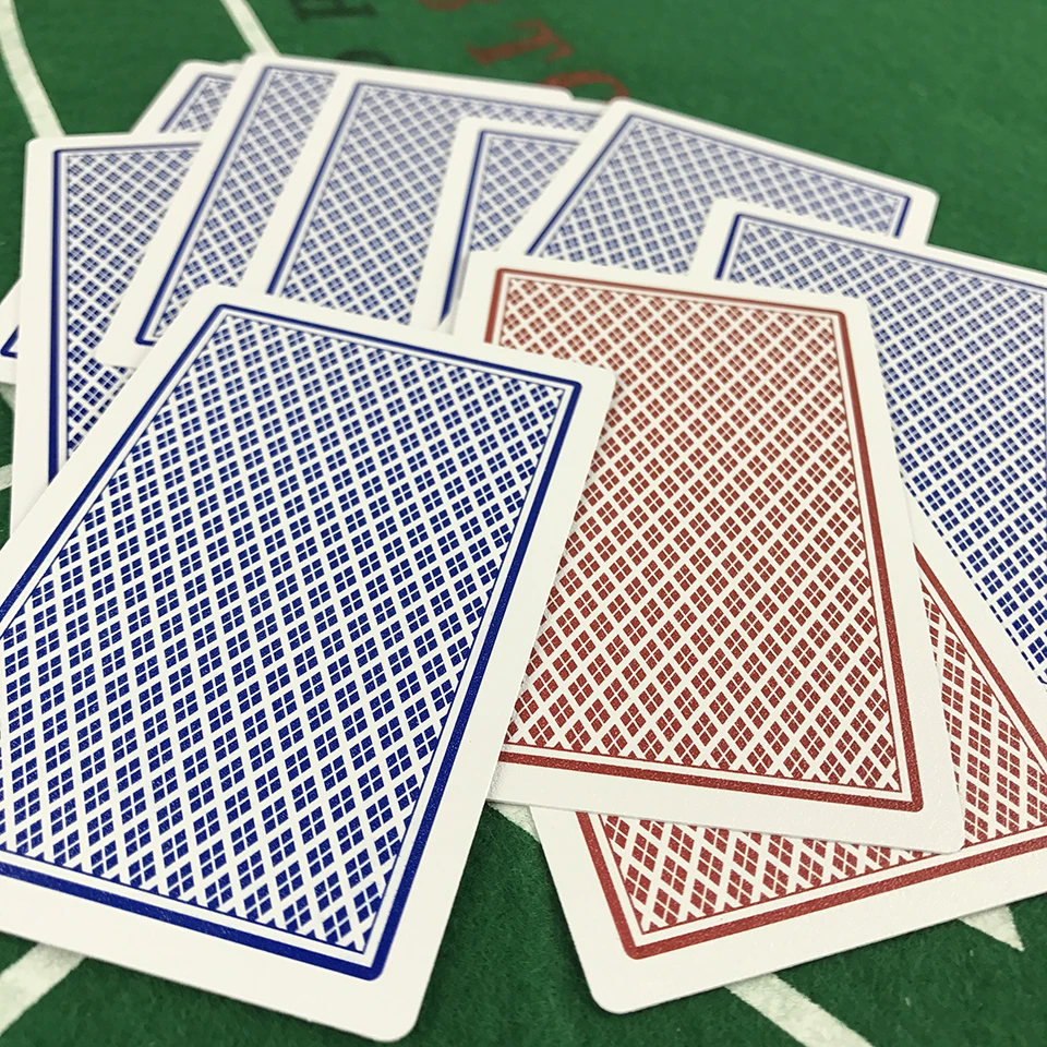 Easytoday 10Pcsset PVC Poker Cards Baccarat Texas Hold'em Plastic Playing Cards Waterproof Poker Cards Board Games (5)