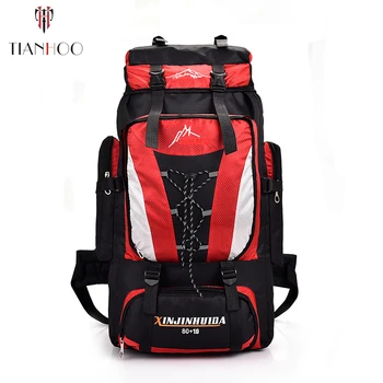 

TIANHOO High Quality Outdoor climbing bag travel backpack 80l Travel bags waterproof camping rucksack backpacks