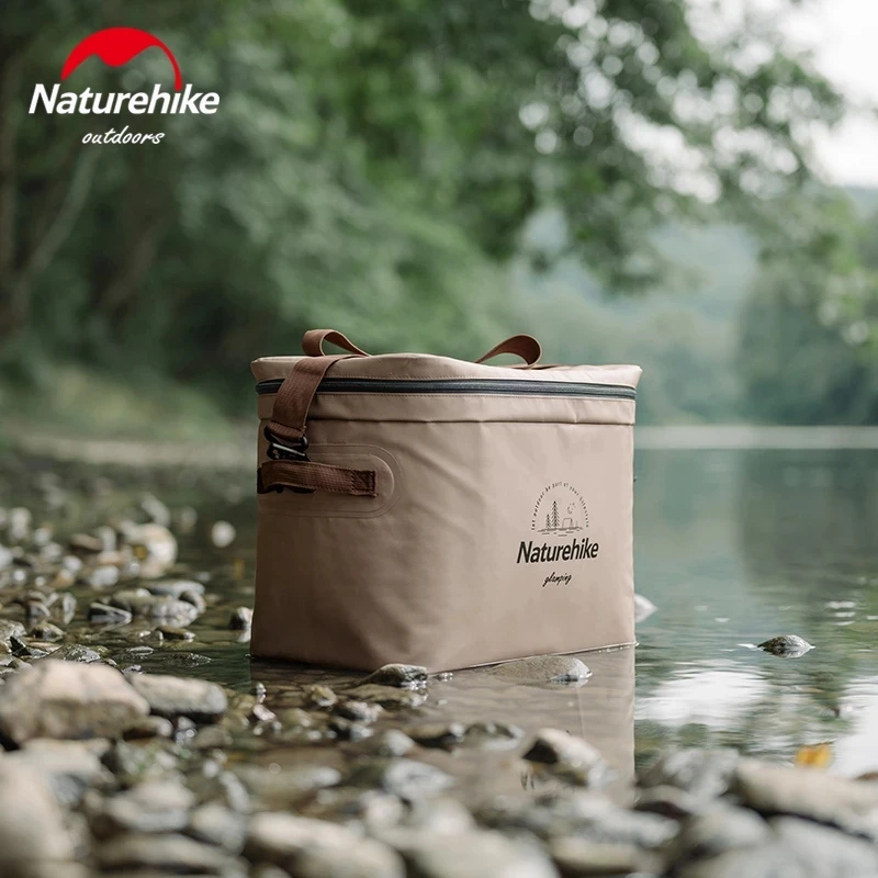 Naturehike Picnic Ice Pack Ultralight 20L Camping Travel Party Outdoor  Drinks Beer Cold Insulation Food Storage PVC Picnic Bag