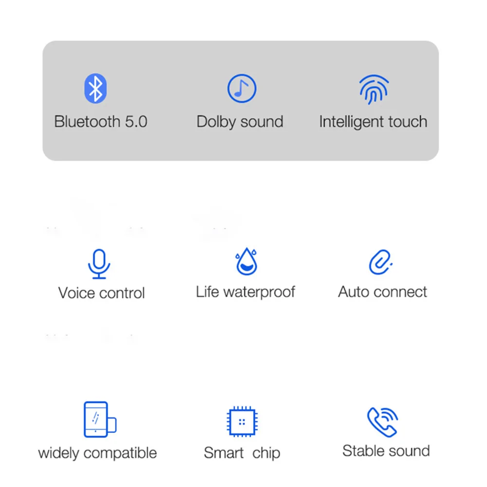 Original i9000TWS wireless bluetooth headset suitable for all smartphones