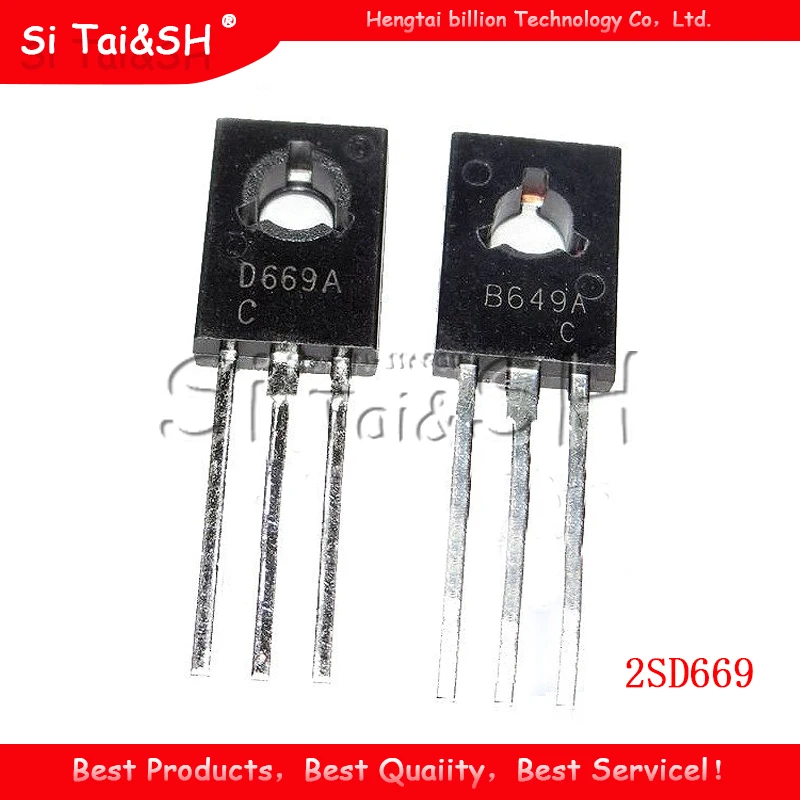 10PCS (5pcs B649 2SB649 + 5PCS D669 2SD669) TO-126 | Электронные компоненты и принадлежности