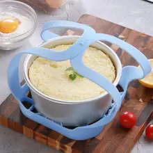 Высокое качество сковорода анти-обжигающий коврик с ручкой силиконовая изоляция формы для выпечки электрическая скороварка ремень кухонные инструменты