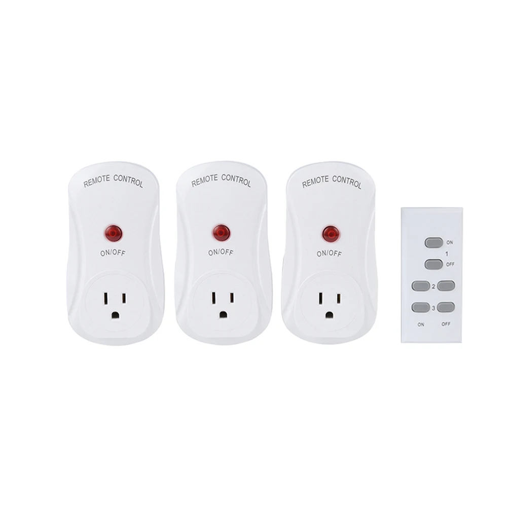 Remote Controlled Sockets Electrical Outlet House Power Outlet Light