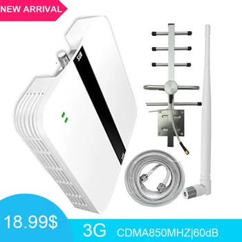 

Cell phone Signal Booster CDMA Repeater 3G Mobile Signal Amplifier Band 5 Yagi+Whip Antenna Coaxial Cable *