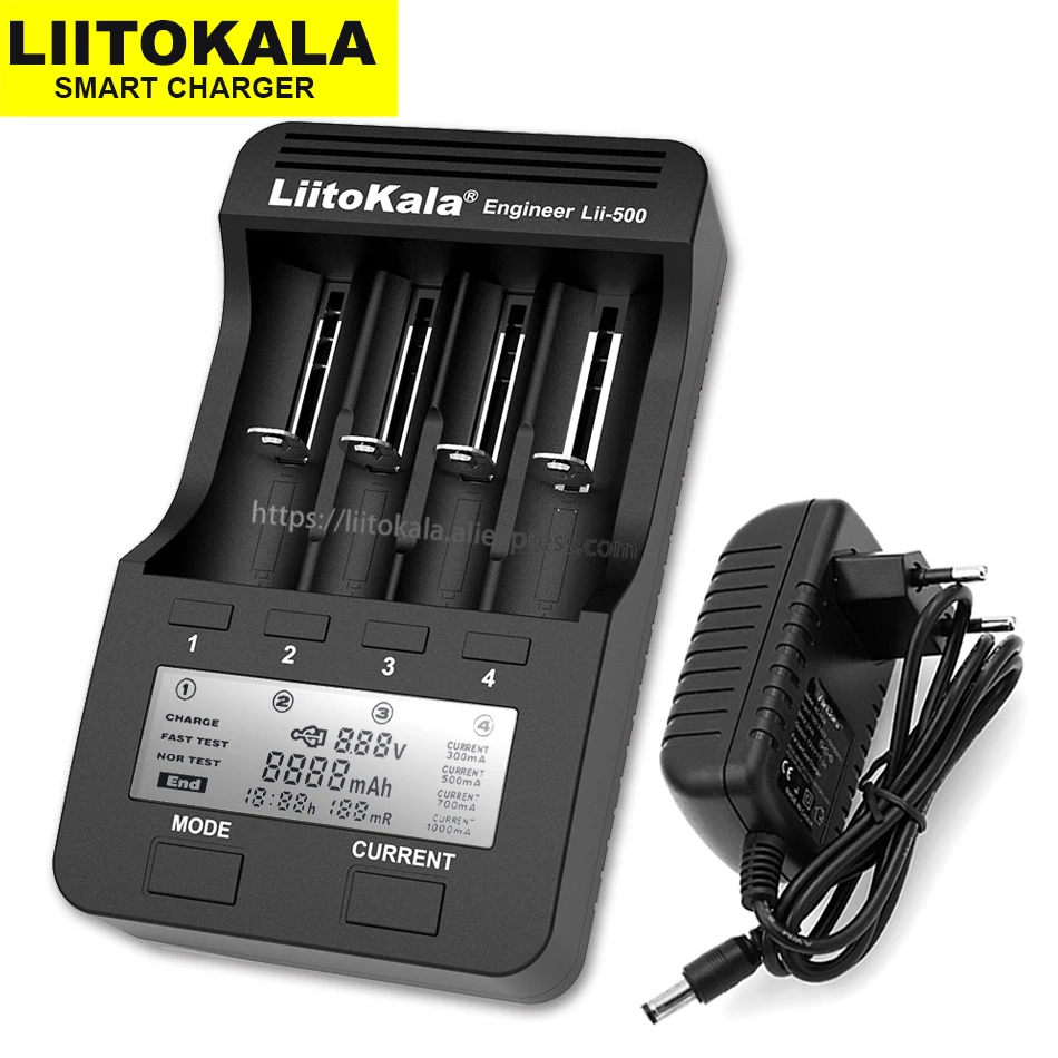 2020 Liitokala Lii S1 S2 S4 500 PD4 для 21700 26650 AA AAA 18650|charger battery|18650 charger battery18650 |