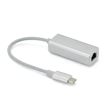 

Type C To RJ45 Aluminum Lan Wired Adapter For Mac USB-C To Ethernet Adapter PC