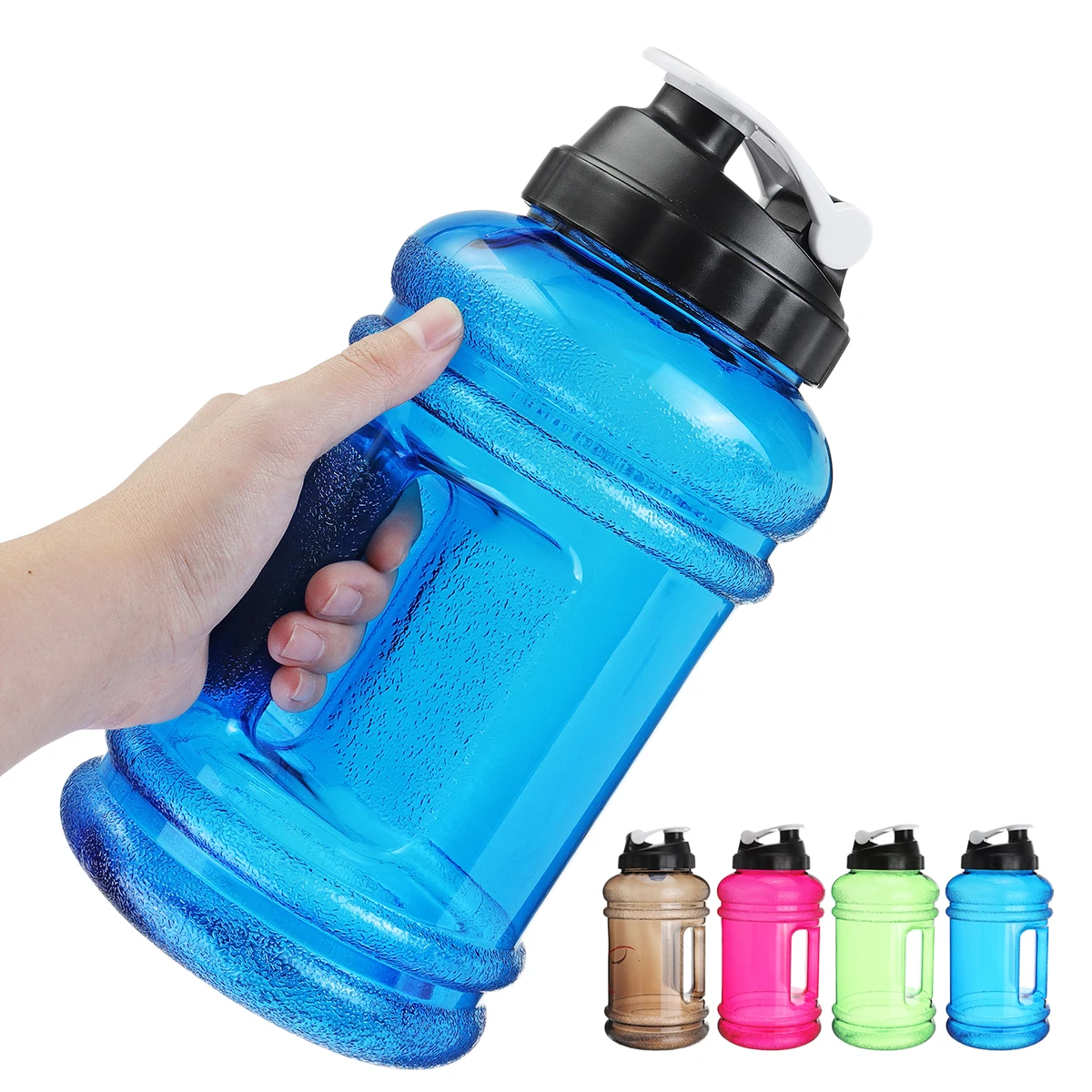 2.2L портативная Спортивная бутылка для фитнеса, велосипед для пеших прогулок, путешествий, кемпинга, белка пластиковая чашка для воды большой емкости открытый бутылка для воды