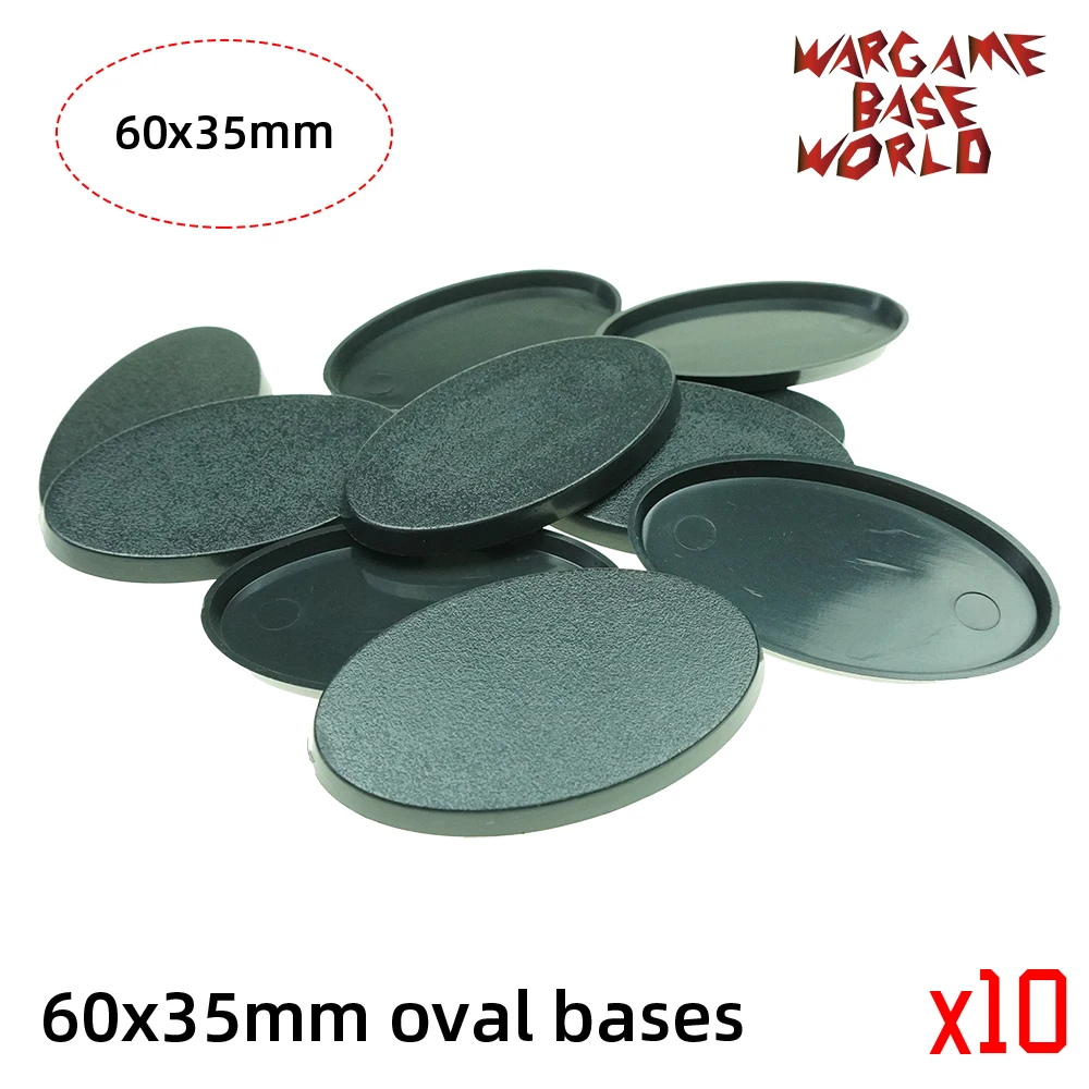 Wargame Base World-овальные основы-60x35 мм-60 мм x 35 мм