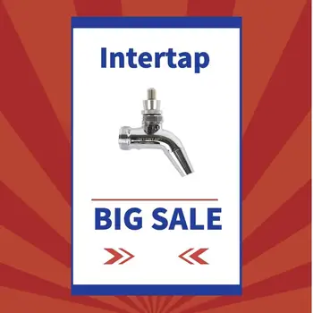 

BEER TAP-High quality SS INTERTAP TAP ONLY - free tap handle included,home brewing tap