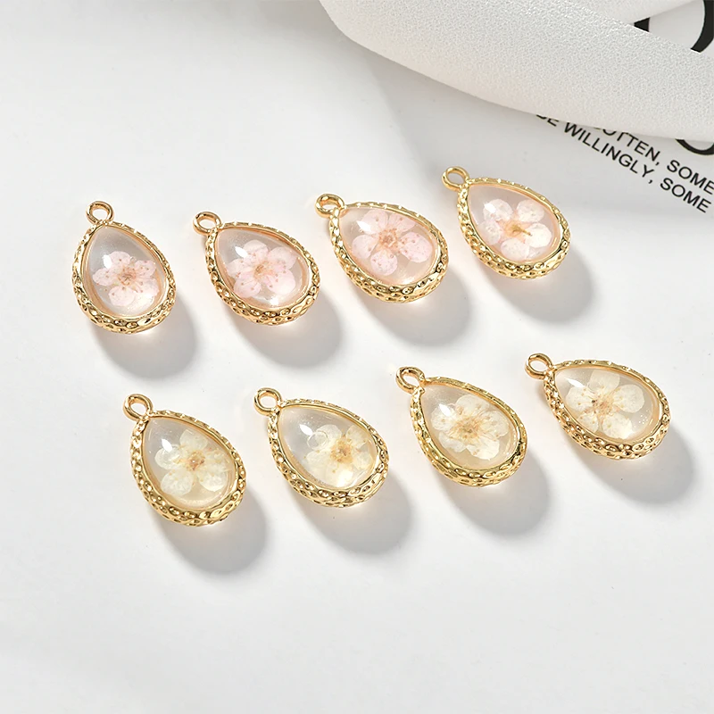 

Новое поступление, форма капли воды, 20 шт./лот, украшение в виде цветка, медные Подвески, diy ювелирные изделия, ожерелье/серьги для женщин, аксессуары