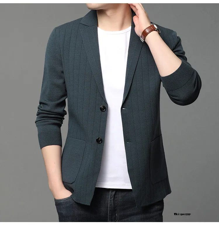 casaco casual moda listra cardigan jaqueta coreano