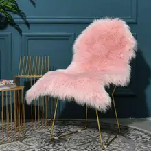 Мягкий меховой ковер из искусственной овчины плюшевое кресло чехол для дивана спальня пол лохматый Шелковистый Ковер Из Искусственного Меха Роскошные прикроватные коврики для дивана
