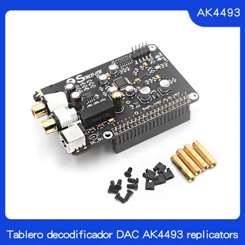 

Tablero decodificador DAC AK4493 reproductor de red de transmisión Digital I2S 32BIT 384 KHZ DSD128 para Raspberry Pi 2B 3B 3B +