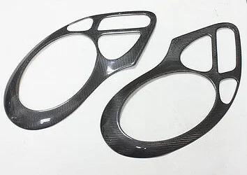 

Carbon Fiber Headlight Eyelids Eyebrows for 98-01 Porsche 911 996 & 99-04 Boxter