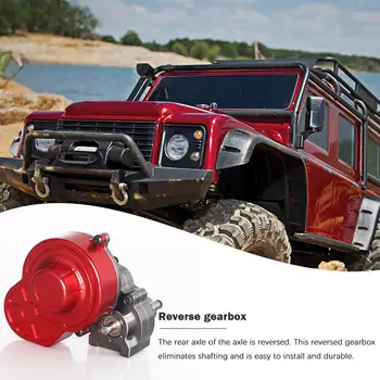 

Car Gearbox Reverse Transmission Box RC Crawler for 1/10 RC Crawler Axial SCX10 Installation and Disassemble Conveniently