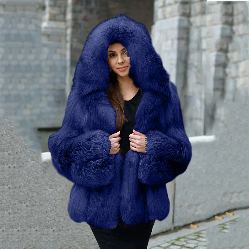 Faux Fur Coat Women 2020 Winter Top Fashion