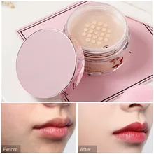Свободная пудра Отделка Макияж фиксирующая пудра гладкое масло-контроль осветляет кожу для женщин HJL2019