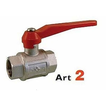 

2 Valvola a sfera a passaggio totale tipo pesante F x F 1 1/4" RASTELLI