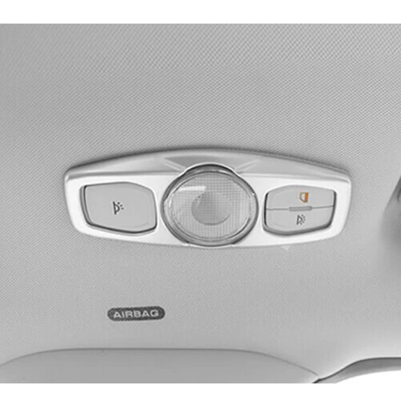 ABS Chrome For Ford Escape Kuga 2017 2018 Accessories Styling Car Rear Reading Lampshade Read Light Panel Frame Cover Trim | Автомобили и