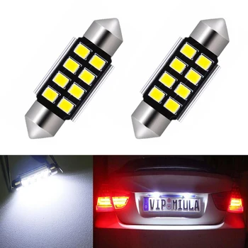 

BOAOSI 2x Canbus No Error 36MM C5W LED License Plate Light For BMW E36 E39 E46 E90 E91 E92 E53 E60 E65 E71