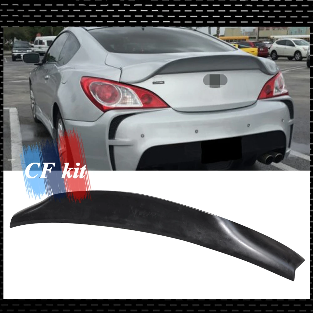 

Spoilers PU Rear Trunk Lip For Hyundai Genesis Coup Sport Style Wings Car Accessories