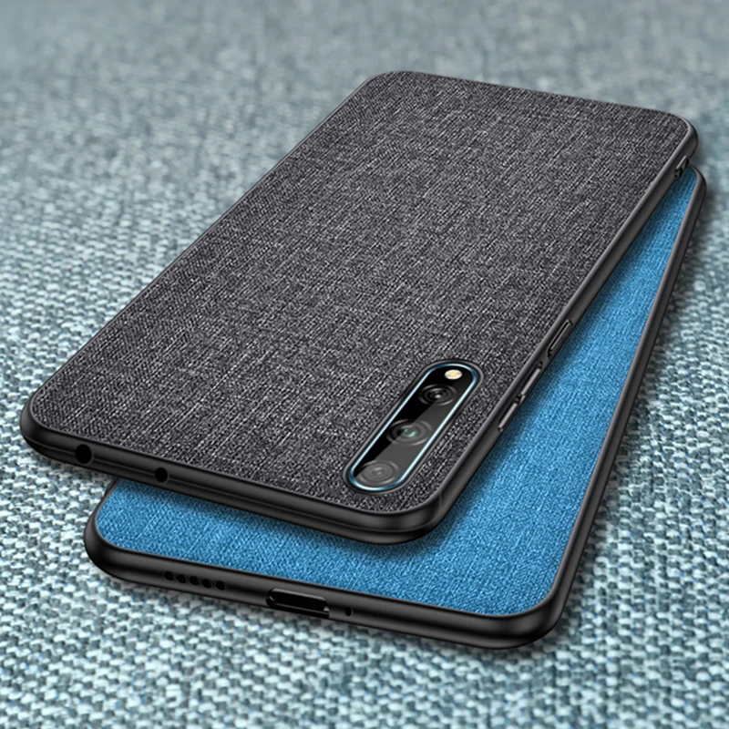 Чехол для Huawei P smat Z 2019 Роскошный Жесткий чехол из искусственной кожи мягкий