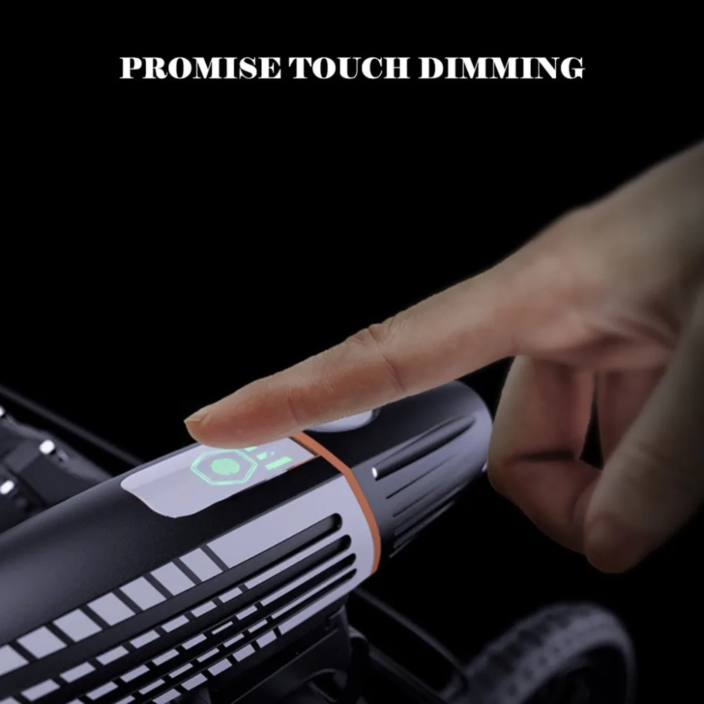 Bicycle LED lamp headlight accessories flashlight mountain bike safety warning waterproof UCB rechargeable bike lights 50A21 (5)