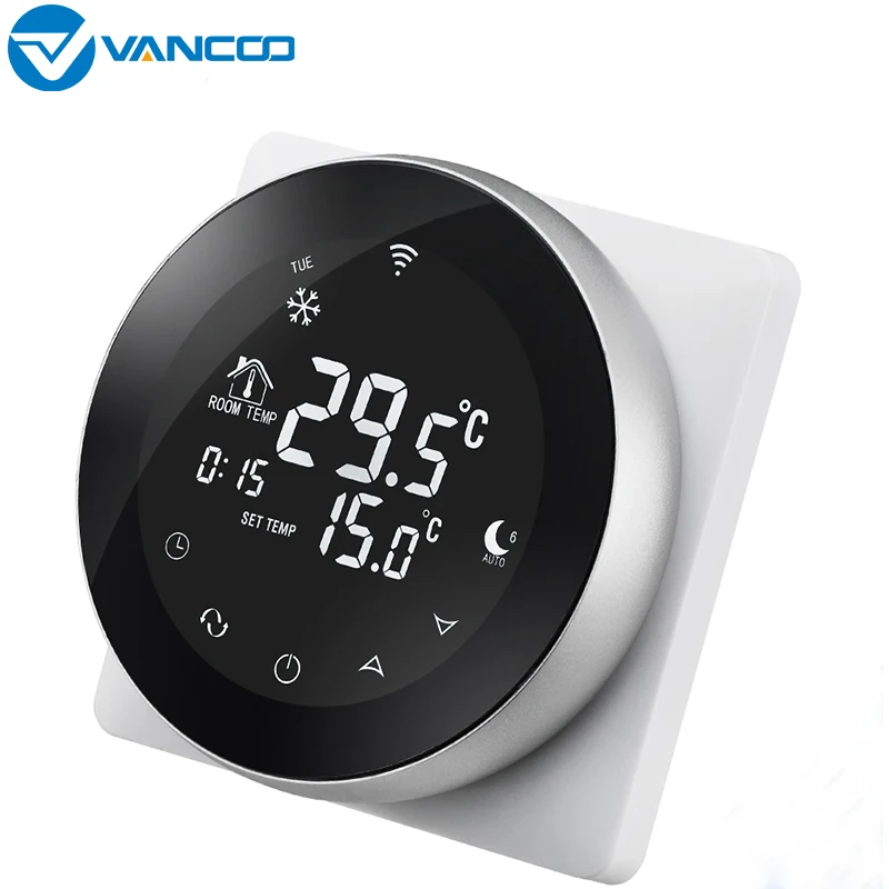 Vancoo WiFi умный термостат регулятор температуры газовый котел/электрический подогрев пола Голосовое управление термостат 16A/3A