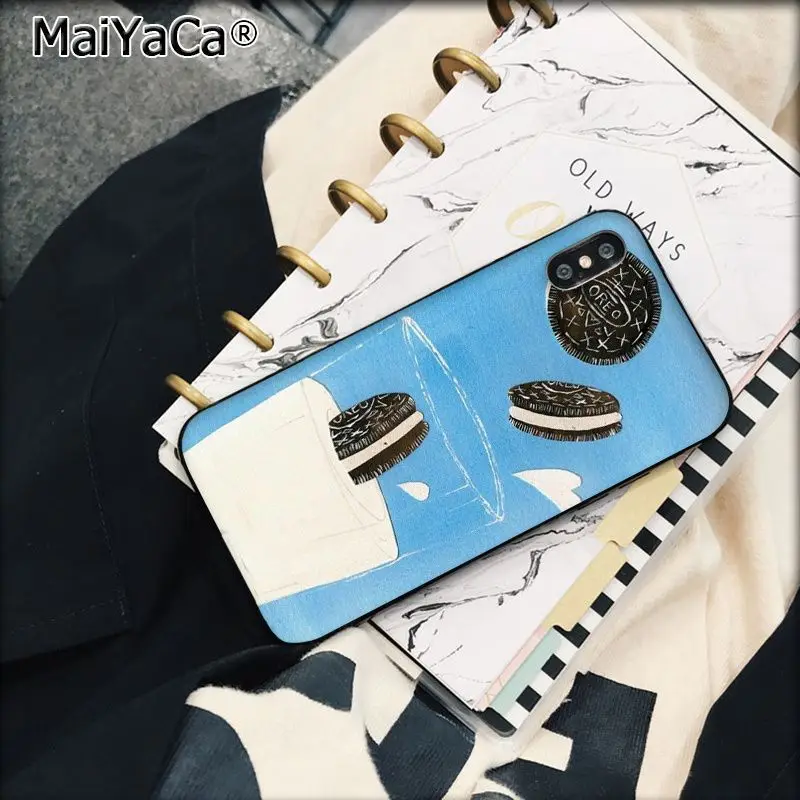 A7 MaiYaCa Oreo бисквиты ТПУ силиконовый чехол для телефона Apple iphone 11 pro 8 7 66S Plus X XS MAX 5s SE XR fundas мобильный чехол - Цвет: A7